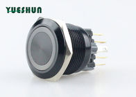 Anello della luce del commutatore di pulsante dell'alluminio del bene durevole 22mm LED per la stampa di lunga durata