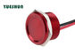 Porcellana Colore rosso su misura del commutatore piezo-elettrico di tocco per il pannello del foro di montaggio di 25mm esportatore