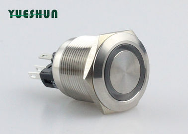 Porcellana Il pulsante di chiusura impermeabile LED illuminato, Metal il commutatore di pulsante di 6 Pin distributore