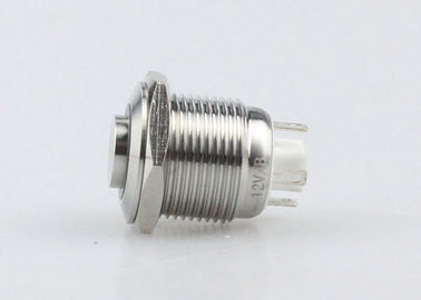 Porcellana Tipo dell&#039;anello della testa di livello del supporto del pannello del commutatore di pulsante dell&#039;acciaio inossidabile del LED 16mm fabbrica