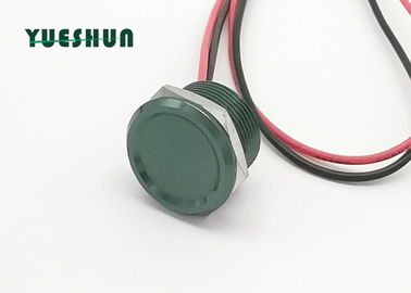 Porcellana Commutatore di pulsante piezo-elettrico del corpo di colore verde, commutatore di pulsante di alluminio fabbrica